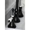 Kingston Brass KS2980BPL Bel Air Widespread Bathroom Faucet W/Brass Pop-Up, Matte Blk KS2980BPL - alternate 5